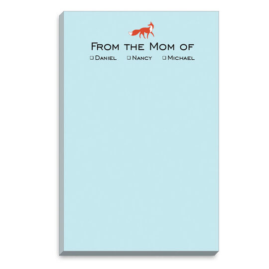 Blue Fox Mommy Notepads